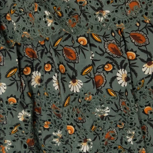 NWT Ulla Johnson Odile dress in Dragonfly green, size 2 - Picture 6 of 7